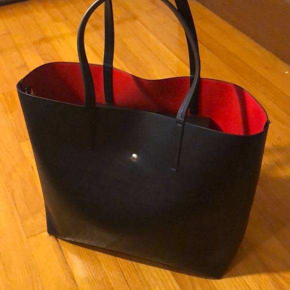 JustFab Handbags - Black and red Justfab bag
